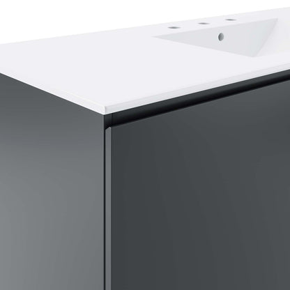 Bryn 48" Wall-Mount Bathroom Vanity by Modway