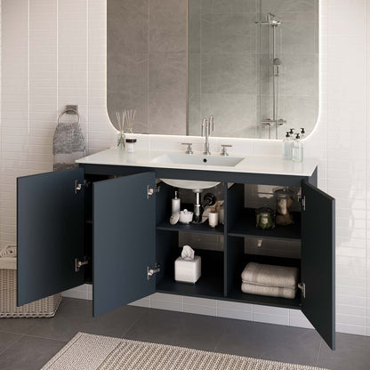 Bryn 48" Wall-Mount Bathroom Vanity by Modway