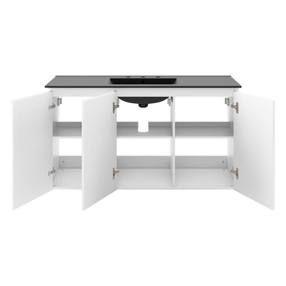 Bryn 48" Wall-Mount Bathroom Vanity by Modway