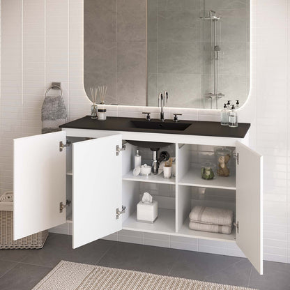 Bryn 48" Wall-Mount Bathroom Vanity by Modway