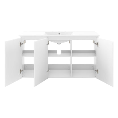 Bryn 48" Wall-Mount Bathroom Vanity by Modway