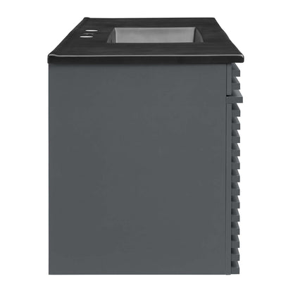 Render 48" Wall-Mount Bathroom Vanity by Modway