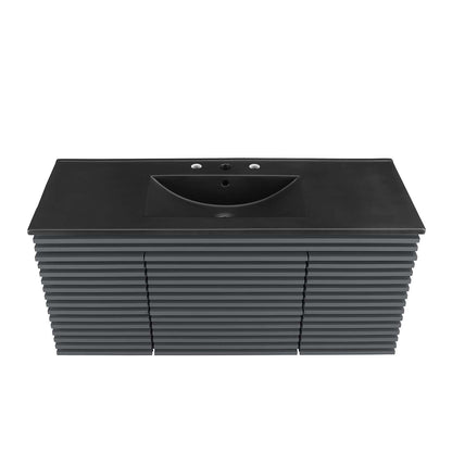 Render 48" Wall-Mount Bathroom Vanity by Modway