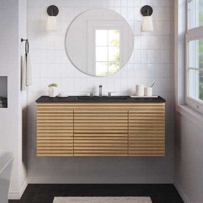 Render 48" Wall-Mount Bathroom Vanity by Modway