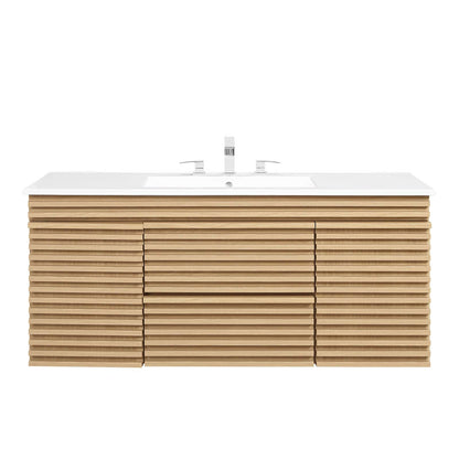 Render 48" Wall-Mount Bathroom Vanity by Modway