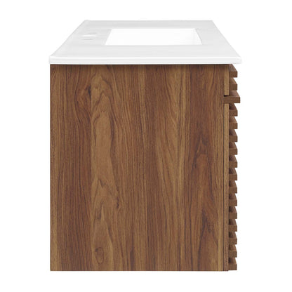 Render 48" Wall-Mount Bathroom Vanity by Modway
