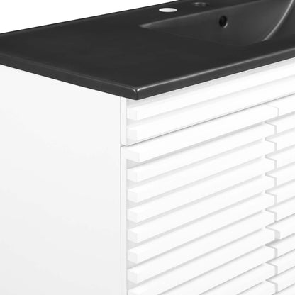 Render 48" Wall-Mount Bathroom Vanity by Modway
