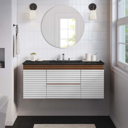 Render 48" Wall-Mount Bathroom Vanity by Modway