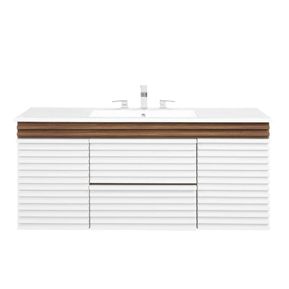 Render 48" Wall-Mount Bathroom Vanity by Modway