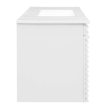 Render 48" Wall-Mount Bathroom Vanity by Modway