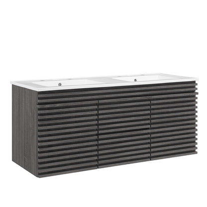 Render 48" Wall-Mount Bathroom Vanity by Modway