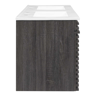 Render 48" Wall-Mount Bathroom Vanity by Modway