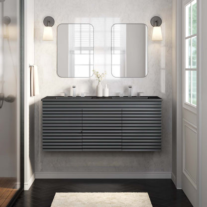 Render 48" Wall-Mount Bathroom Vanity by Modway