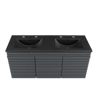 Render 48" Wall-Mount Bathroom Vanity by Modway