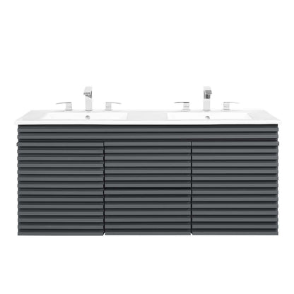 Render 48" Wall-Mount Bathroom Vanity by Modway