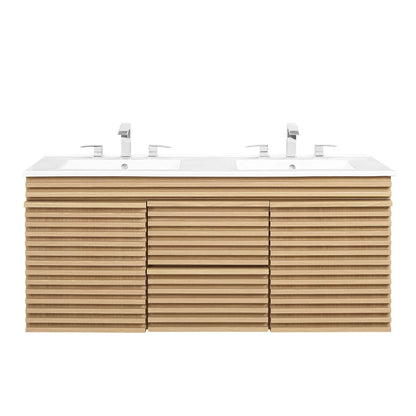 Render 48" Wall-Mount Bathroom Vanity by Modway