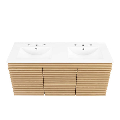 Render 48" Wall-Mount Bathroom Vanity by Modway