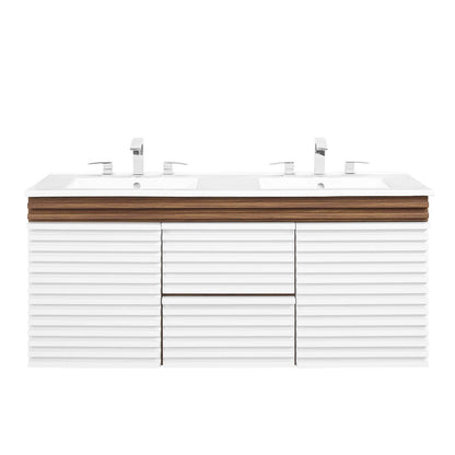 Render 48" Wall-Mount Bathroom Vanity by Modway