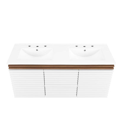 Render 48" Wall-Mount Bathroom Vanity by Modway