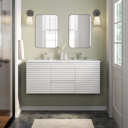 Render 48" Wall-Mount Bathroom Vanity by Modway
