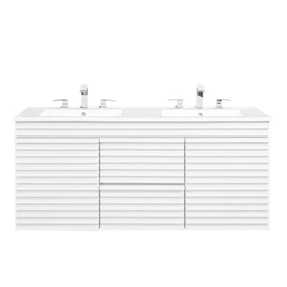 Render 48" Wall-Mount Bathroom Vanity by Modway