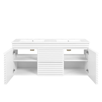 Render 48" Wall-Mount Bathroom Vanity by Modway