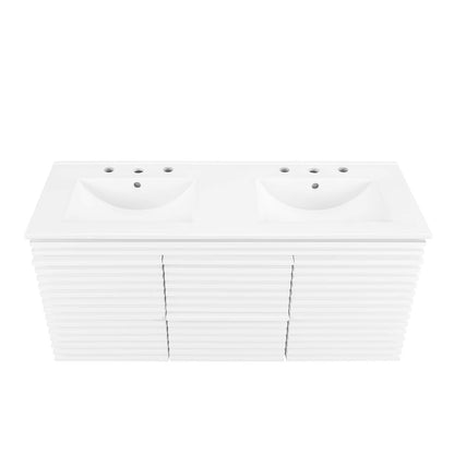 Render 48" Wall-Mount Bathroom Vanity by Modway