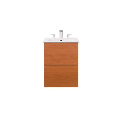 Scenic 18" Wall-Mount Bathroom Vanity by Modway