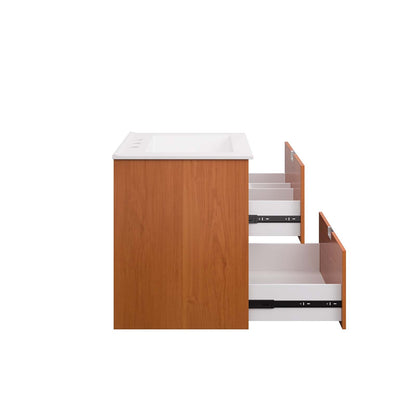 Scenic 24" Wall-Mount Bathroom Vanity by Modway
