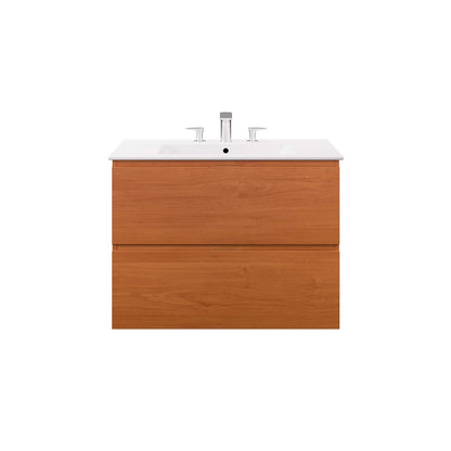 Scenic 30" Wall-Mount Bathroom Vanity by Modway