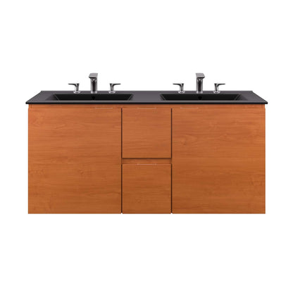 Scenic 48" Double Wall-Mount Bathroom Vanity by Modway