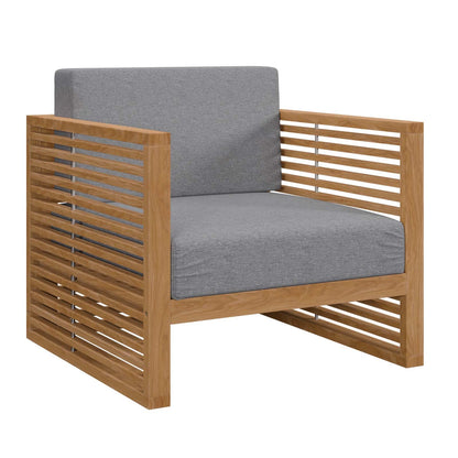 Carlsbad 6-Piece Teak Wood Outdoor Patio Set by Modway