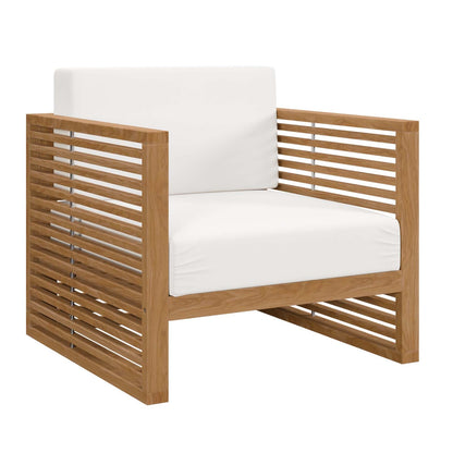 Carlsbad 6-Piece Teak Wood Outdoor Patio Set by Modway