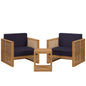 Conjure Channel Tufted 5-Piece L-Shaped Sectional in Black Light Gray