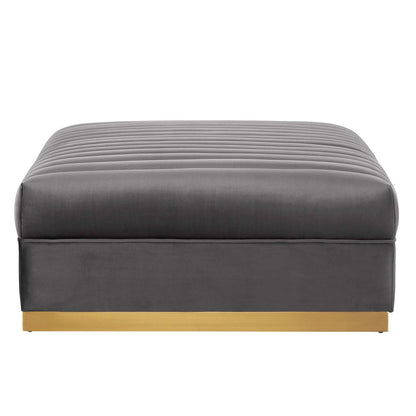 Sanguine 6-Piece Channel Tufted Performance Velvet Modular Sectional Sofa by Modway