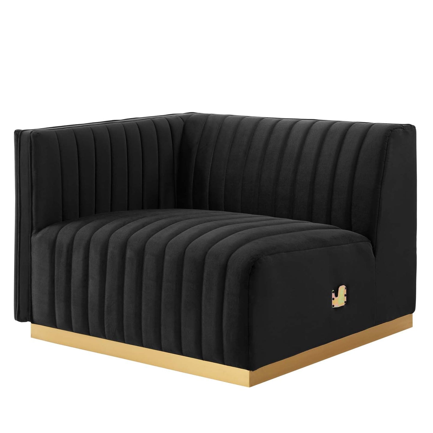 Conjure Channel Tufted Performance Velvet Sofa in