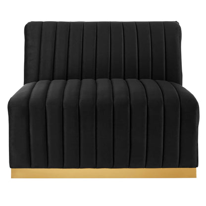 Conjure Channel Tufted Performance Velvet 4-Piece