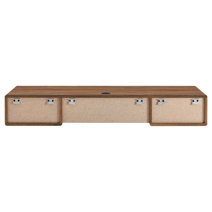 Transmit 60" Wall Mount Wood Office Desk by Modway
