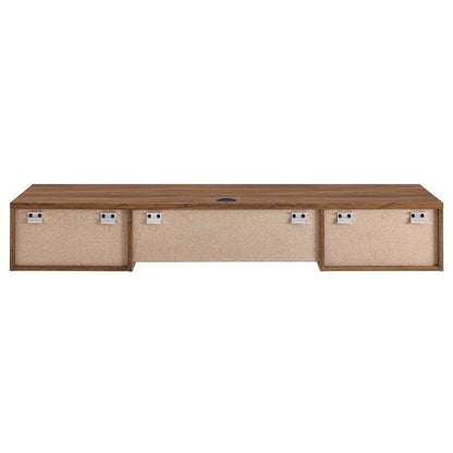 Render Wall Mount Wood Office Desk by Modway