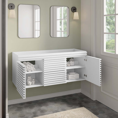 Render 48" Double Sink Compatible (Not Included) Bathroom Vanity Cabinet by Modway