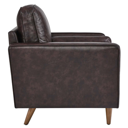 Valour Leather Armchair by Modway