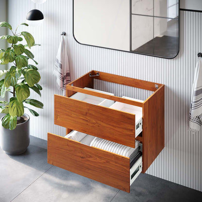 Scenic 30" Wall-Mount Bathroom Vanity Cabinet (Sink Basin Not Included) by Modway