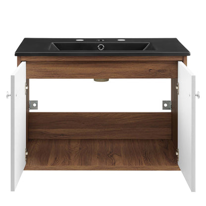 Transmit 30" Wall-Mount Bathroom Vanity by Modway