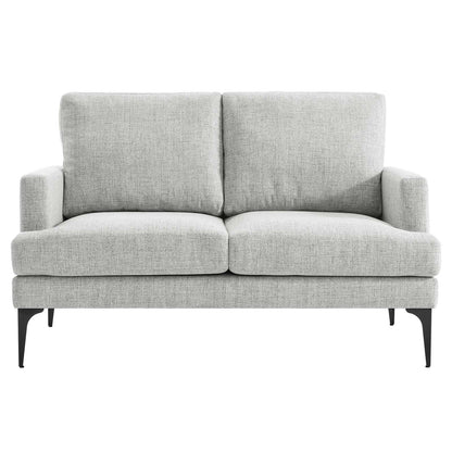 Evermore Upholstered Fabric Loveseat by Modway