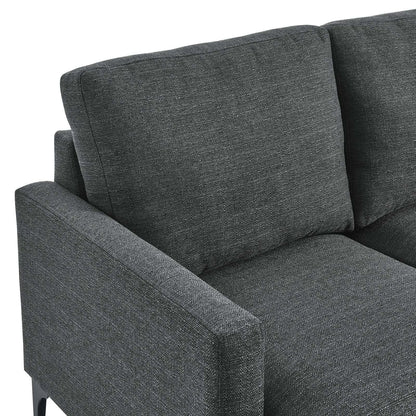 Evermore Right-Facing Upholstered Fabric Sectional Sofa by Modway