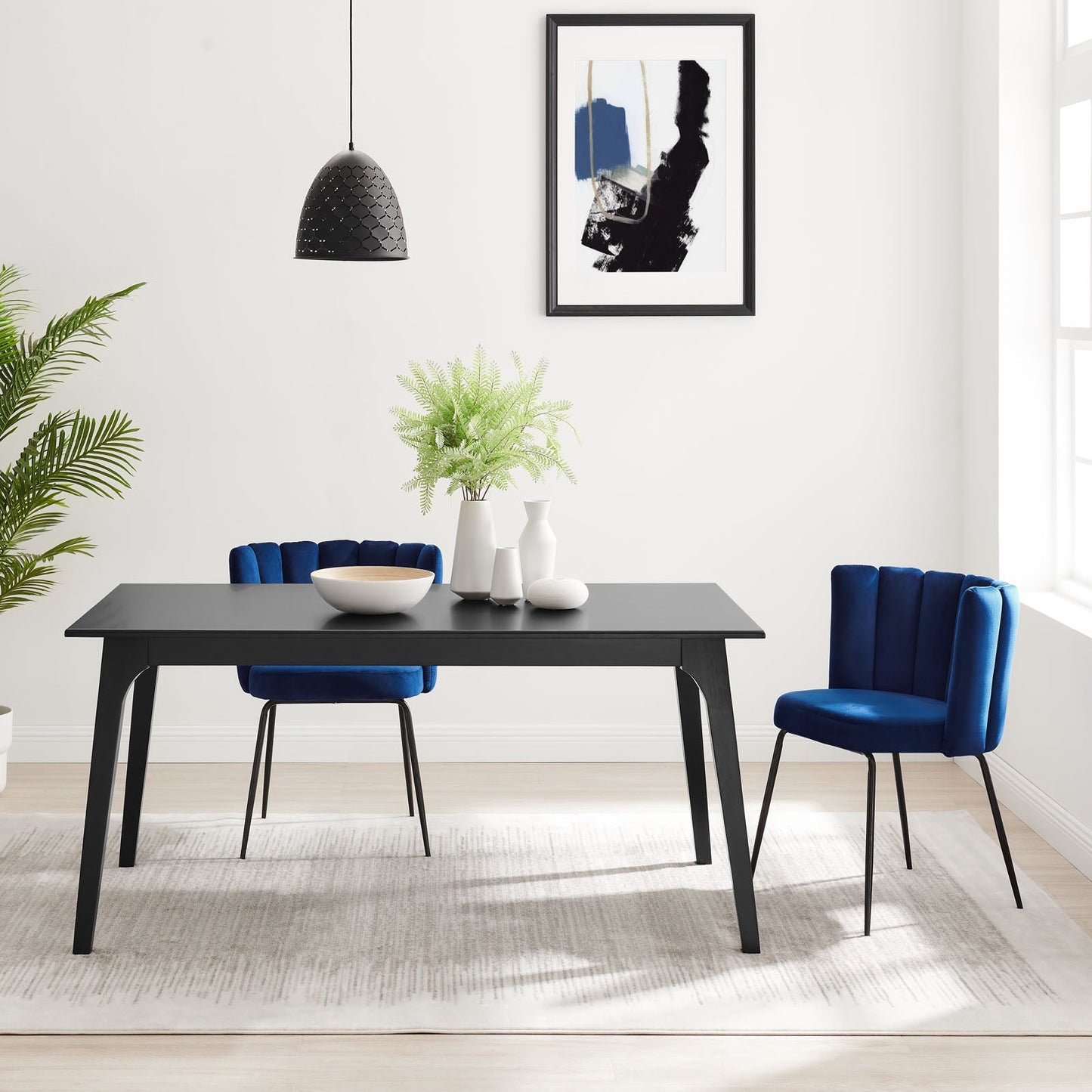 Juxtapose 63" Rectangle Dining Table by Modway