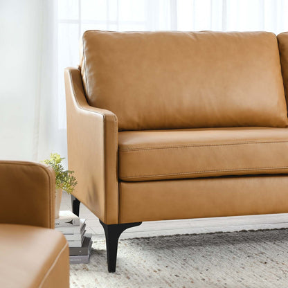 Corland Leather Sofa by Modway