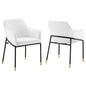 Jovi Performance Velvet Dining Armchair Set of 2 by Modway