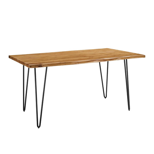 Ardor 60" Live Edge Acacia Wood Acacia Wood Dining Table by Modway