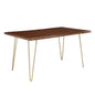 Ardor 60" Live Edge Acacia Wood Acacia Wood Dining Table by Modway